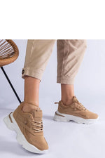 Guerrera brune joggesko til dame til dame fra MS StyleHaven, laget av Viskose; polyester; Polyamid, farge Brun, størrelse 38, med long ermer, perfekt til casual; dress