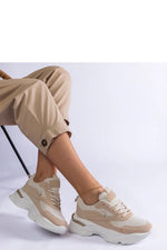 Guerrera brune joggesko til dame til dame fra MS StyleHaven, laget av Viskose; polyester; Polyamid, farge Brun, størrelse 41, med long ermer, perfekt til casual; dress