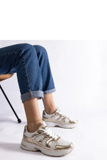 Ena Hurtado White Sports Dame Sneakers til dame fra MS StyleHaven, laget av Viskose; polyester; Polyamid, farge Hvit, størrelse 41, med long ermer, perfekt til casual