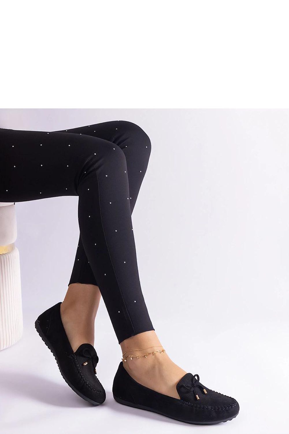 Mocassin Solea til dame fra MS StyleHaven; laget av polyester; farge Svart; stÃ¸rrelse 36; med 45720 ermer; perfekt til casual