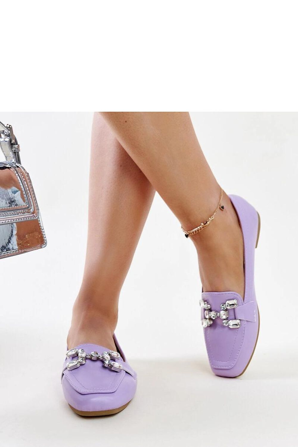 Mocassin Solea til dame fra MS StyleHaven; laget av polyester; farge Fiolett; stÃ¸rrelse 39; med 45720 ermer; perfekt til casual