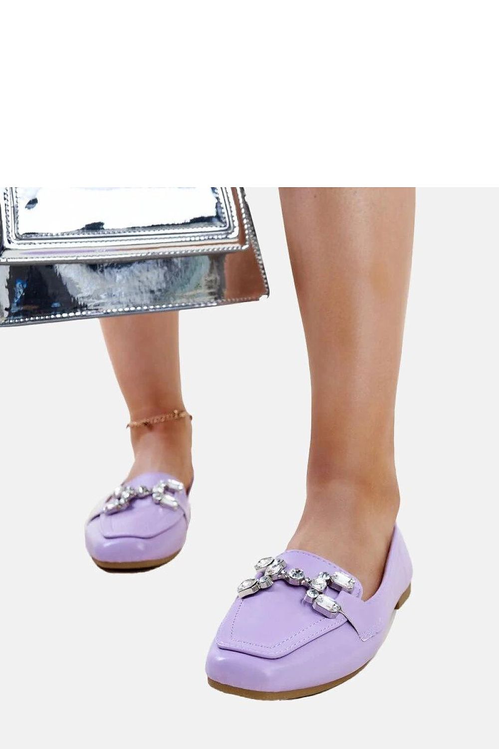 Mocassin Solea til dame fra MS StyleHaven; laget av polyester; farge Fiolett; stÃ¸rrelse 41; med 45720 ermer; perfekt til casual