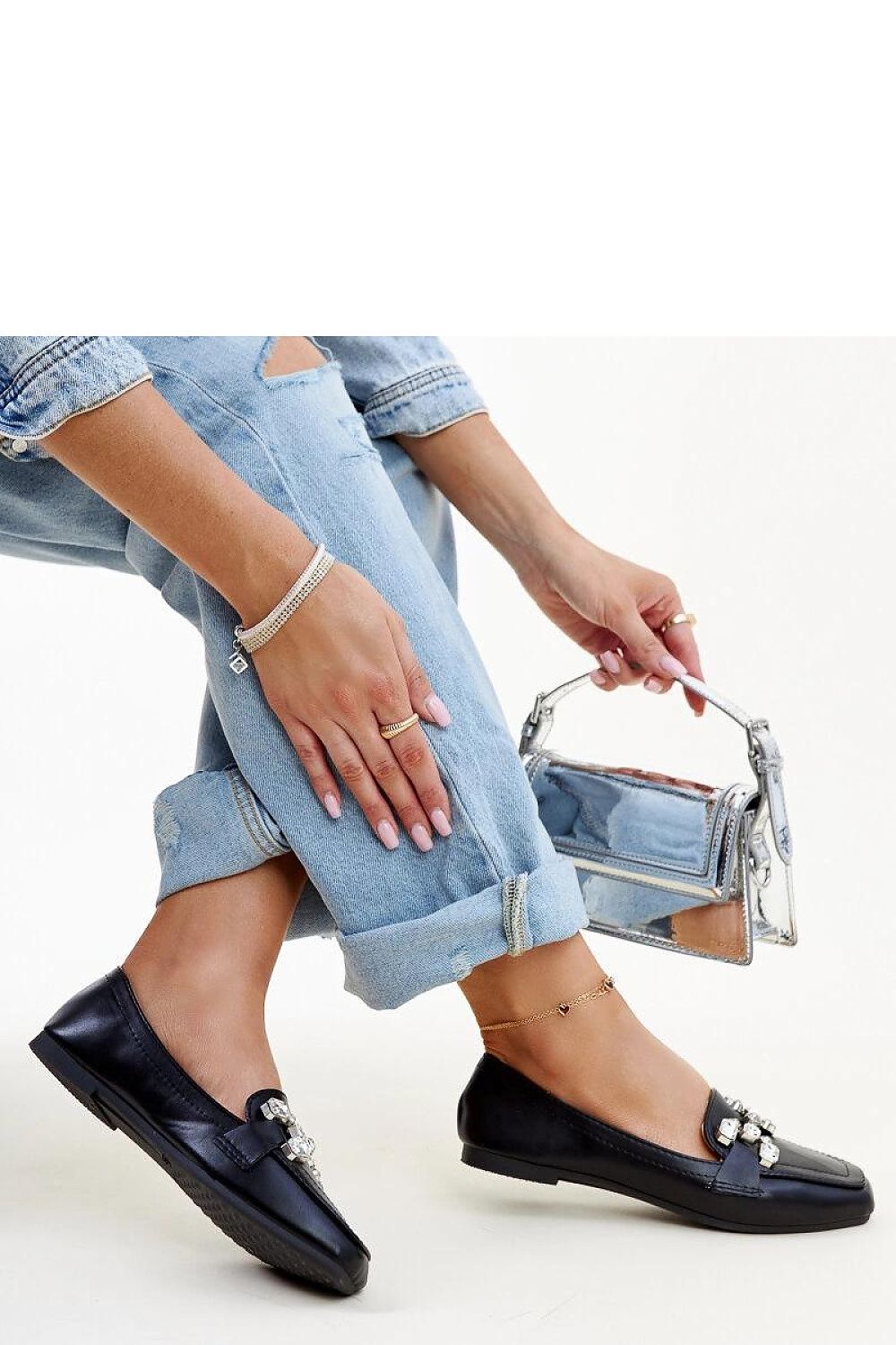 Mocassin Solea til dame fra MS StyleHaven; laget av polyester; farge Svart; stÃ¸rrelse 37; med 45720 ermer; perfekt til casual