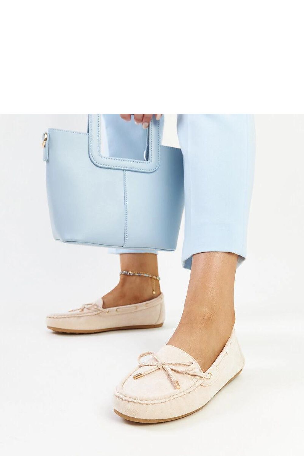 Mocassin Solea til dame fra MS StyleHaven; laget av polyester; farge beige; stÃ¸rrelse 36; med 45720 ermer; perfekt til casual