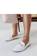 Mocassin Solea til dame fra MS StyleHaven; laget av Bomull; farge Hvit; stÃ¸rrelse 37; med 45720 ermer; perfekt til casual