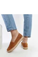 Espadrille - Solea til dame fra MS StyleHaven, laget av Bomull; polyester, farge Brun, størrelse 39, med 45720 ermer, perfekt til casual; dress