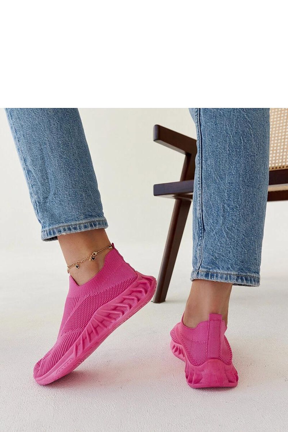 Neda komfort joggesko til dame til dame fra MS StyleHaven, laget av Viskose; polyester; Polyamid, farge Rosa, størrelse 39, med long ermer, perfekt til casual