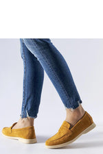 Mocassin Solea til dame fra MS StyleHaven; laget av Bomull; farge beige; stÃ¸rrelse 38; med 45720 ermer; perfekt til casual; dress