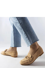 Mocassin Solea til dame fra MS StyleHaven; laget av modal-1; Bomull; Elastan; farge beige; stÃ¸rrelse 37; med 45720 ermer; perfekt til casual