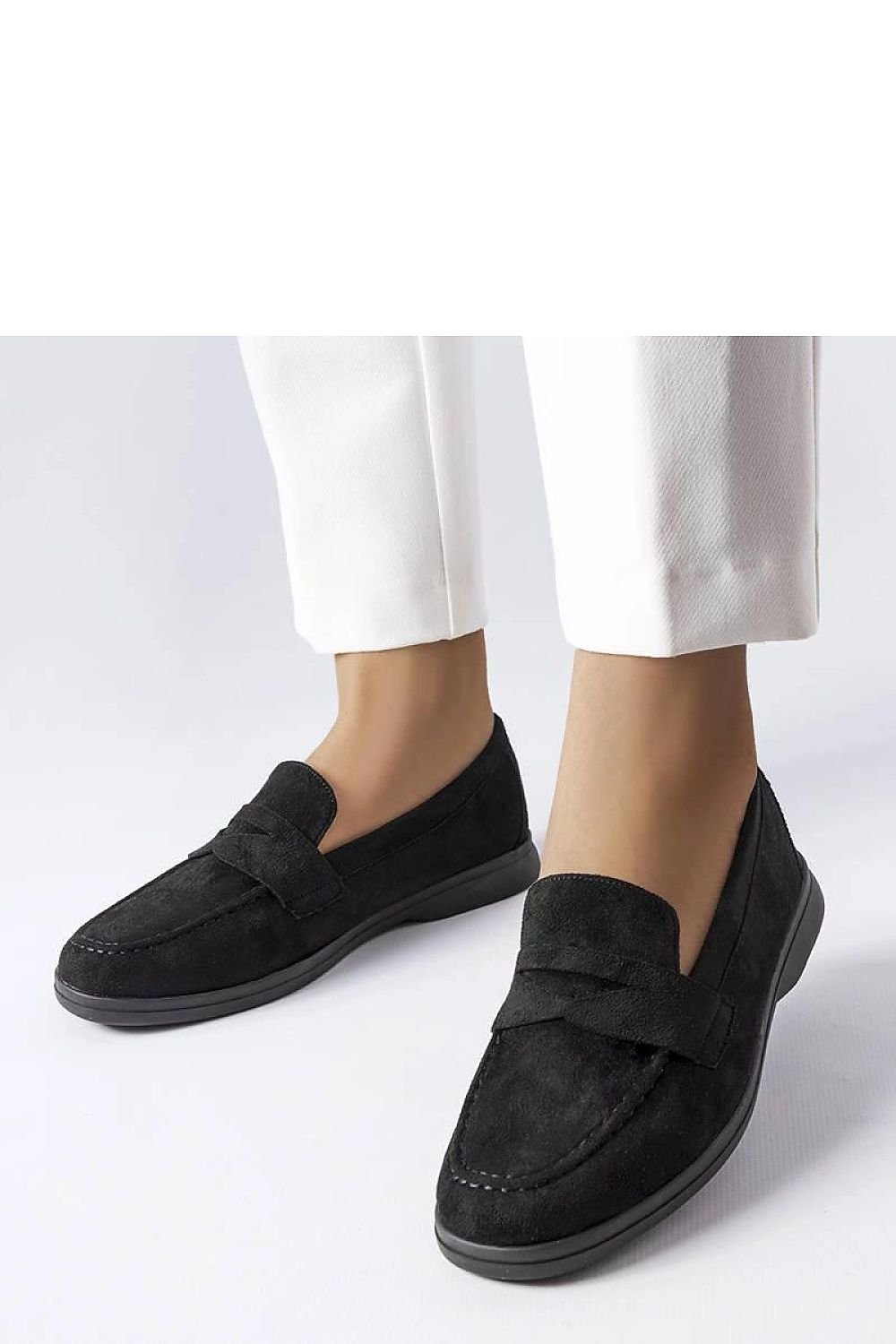 Ferragus Sorte Mokkasiner til dame – Eco-Suede til dame fra MS StyleHaven, laget av Viskose; polyester; Polyamid, med detaljer i suede; synthetic, farge Svart, størrelse 36, med long ermer, hælhøyde low; flat, skostørrelse 36; 37; 38; 39; 40; 41, perfekt til casual