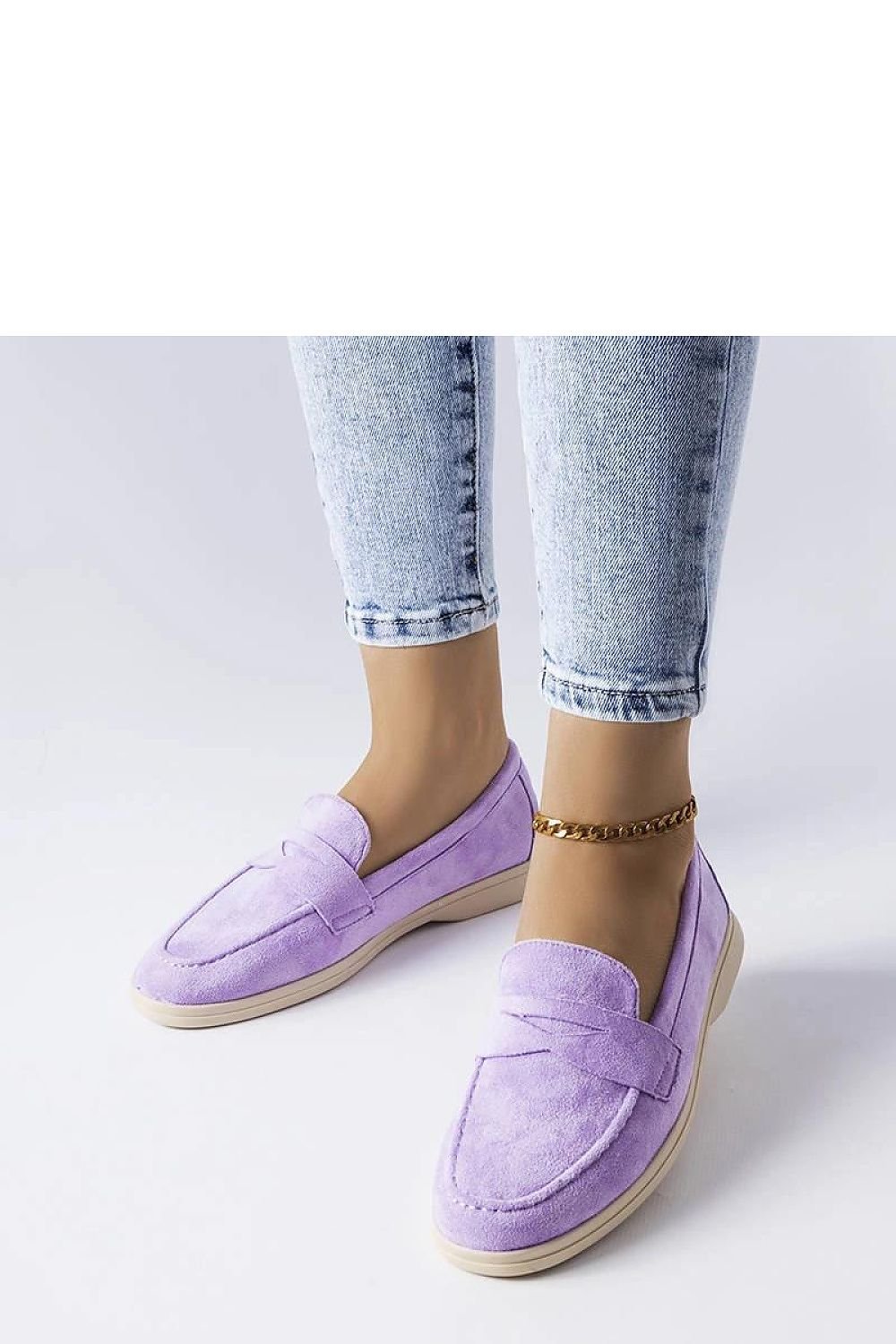 Ferragus dame lilla mokkasiner i øko-semsket skinn til dame fra MS StyleHaven, laget av Viskose; polyester; Polyamid, med detaljer i suede; synthetic, farge Fiolett, størrelse 36, med long ermer, hælhøyde low; flat, skostørrelse 36; 37; 38; 39; 40, perfekt til casual