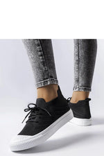 Fleksible Polaire-sneakers til dame til dame fra MS StyleHaven, laget av Viskose; polyester; Polyamid, farge Svart, størrelse 38, med long ermer, perfekt til casual