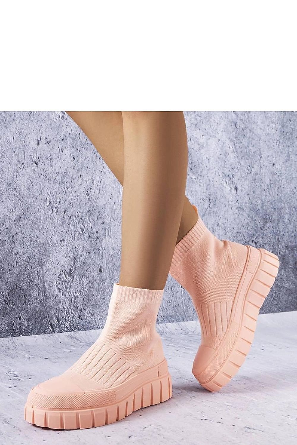 Searlait Pink Sock hverdags dame sneakers til dame fra MS StyleHaven, laget av Viskose; polyester; Polyamid, med detaljer i rubber, farge Rosa, størrelse 36, med long ermer, hælhøyde low; flat, skostørrelse 36; 37; 38; 39; 40, perfekt til casual