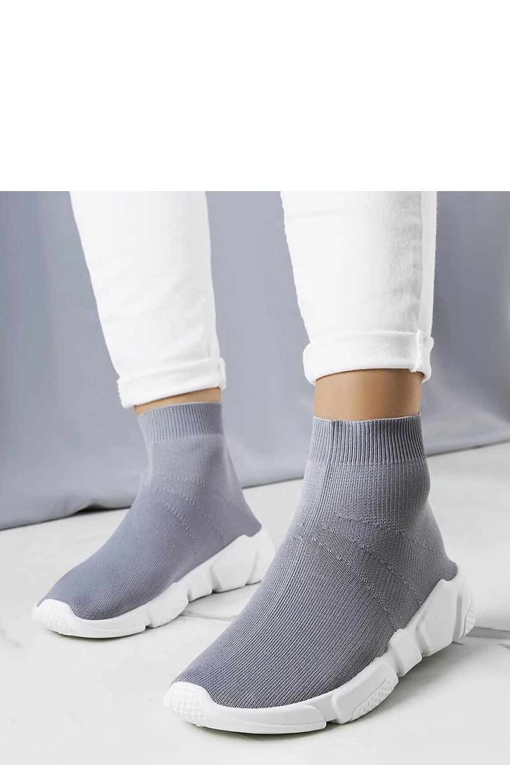 William Sneakers til dame - for sommeren til dame fra MS StyleHaven, laget av Viskose; polyester; Polyamid, med detaljer i rubber, farge Grå, størrelse 36, med long ermer, hælhøyde low; flat, skostørrelse 36; 37; 38; 39; 40; 41, perfekt til casual