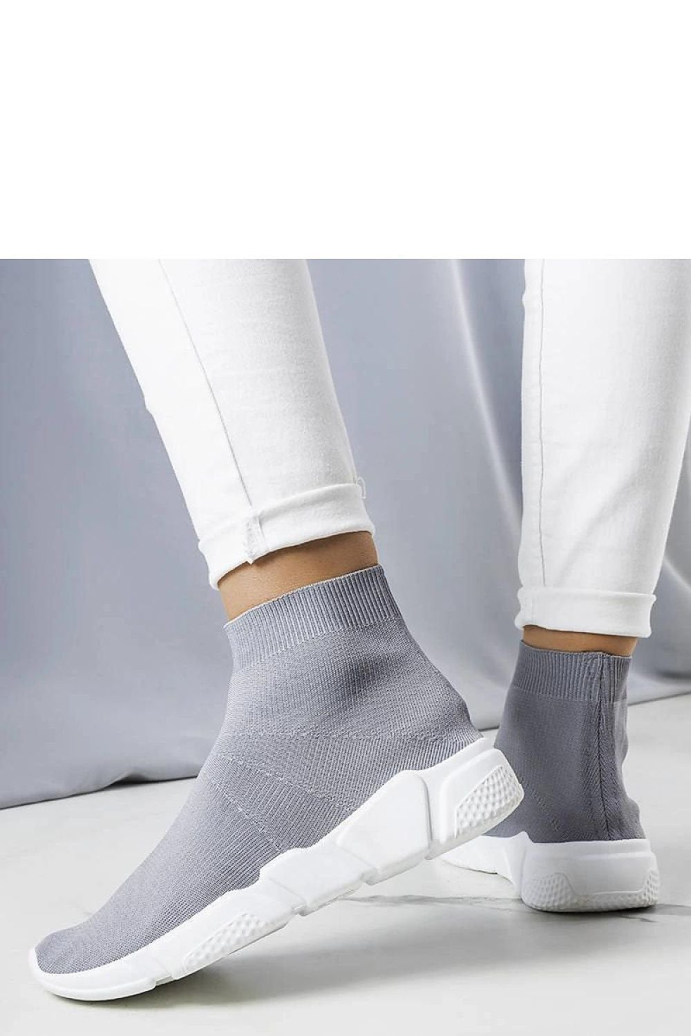 William Sneakers til dame - for sommeren til dame fra MS StyleHaven, laget av Viskose; polyester; Polyamid, farge Grå, størrelse 37, med long ermer, perfekt til casual