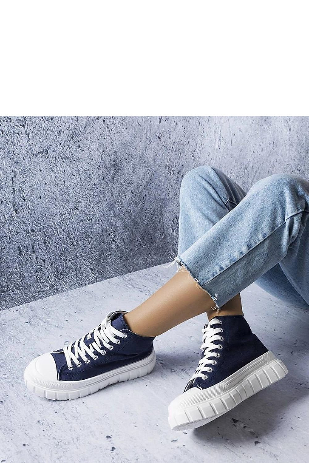Couet ankelsneakers til dame til dame fra MS StyleHaven, laget av Viskose; polyester; Polyamid, farge Blå, størrelse 37, med long ermer, perfekt til casual