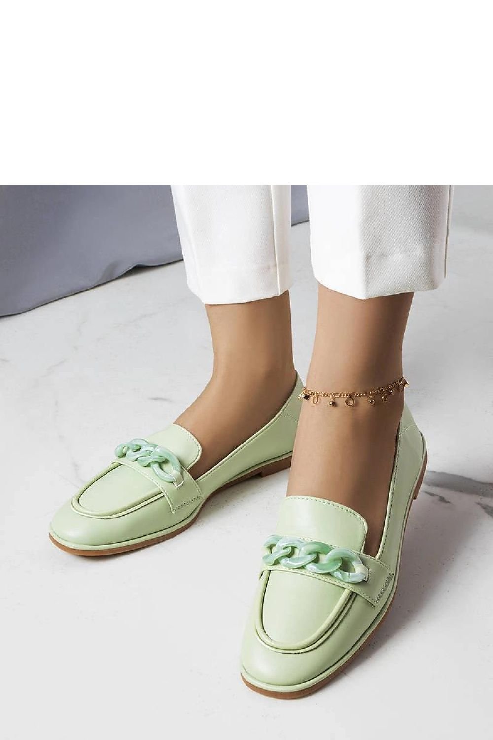 Bobbie Grønn dame Moccasins - Trendy touch til dame fra MS StyleHaven, laget av Viskose; polyester; Polyamid, med detaljer i synthetic; rubber, farge Grønn, størrelse 36, med long ermer, hælhøyde low; flat, skostørrelse 36; 37; 38; 39; 40; 41, perfekt til casual