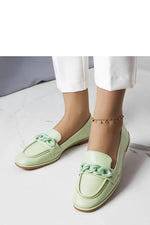 Bobbie Grønn dame Moccasins - Trendy touch til dame fra MS StyleHaven, laget av Viskose; polyester; Polyamid, med detaljer i synthetic; rubber, farge Grønn, størrelse 36, med long ermer, hælhøyde low; flat, skostørrelse 36; 37; 38; 39; 40; 41, perfekt til casual