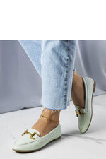 Regina grønne mokkasiner til dame til dame fra MS StyleHaven, laget av Viskose; polyester; Polyamid, med detaljer i synthetic; rubber, farge Grønn, størrelse 36, med long ermer, hælhøyde flat, skostørrelse 36; 37; 38; 39; 40; 41, perfekt til casual