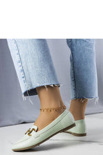 Regina grønne mokkasiner til dame til dame fra MS StyleHaven, laget av Viskose; polyester; Polyamid, farge Grønn, størrelse 38, med long ermer, perfekt til casual