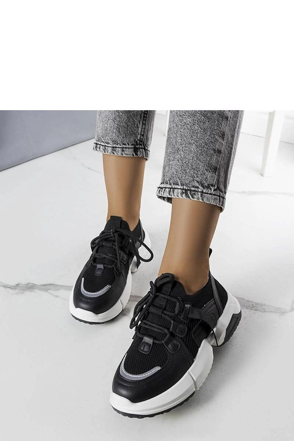 Peggy svarte sokkesneakers til dame til dame fra MS StyleHaven, laget av Viskose; polyester; Polyamid, farge Svart, størrelse 37, med long ermer, perfekt til casual
