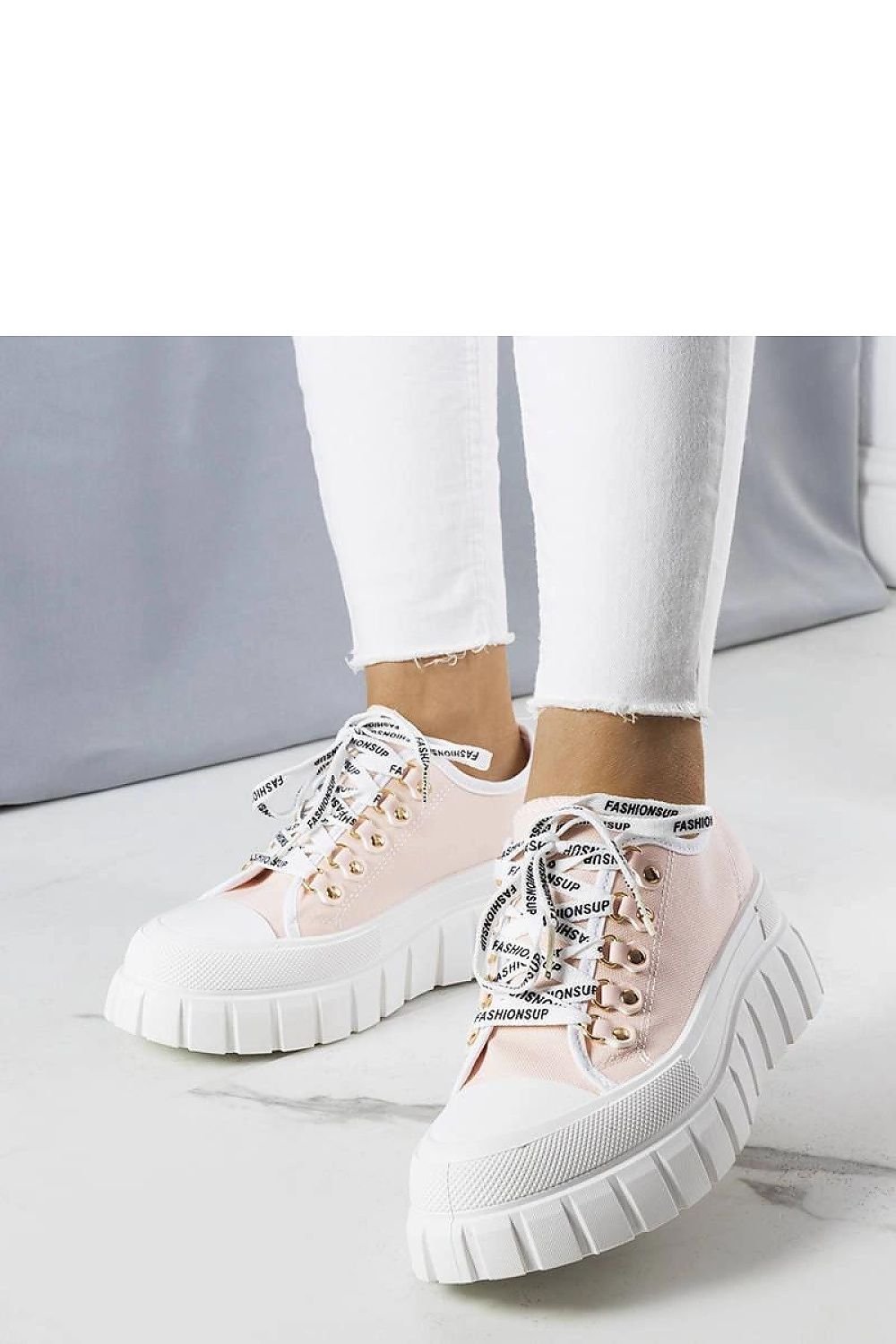 Tonia rose Platform Sneakers til dame til dame fra MS StyleHaven, laget av Viskose; polyester; Polyamid, med detaljer i rubber, farge Rosa, størrelse 36, med long ermer, hælhøyde high; mid, skostørrelse 36; 37; 38; 39; 40; 41, perfekt til casual