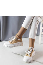 Tonia rose Platform Sneakers til dame til dame fra MS StyleHaven, laget av Viskose; polyester; Polyamid, farge Rosa, størrelse 40, med long ermer, perfekt til casual