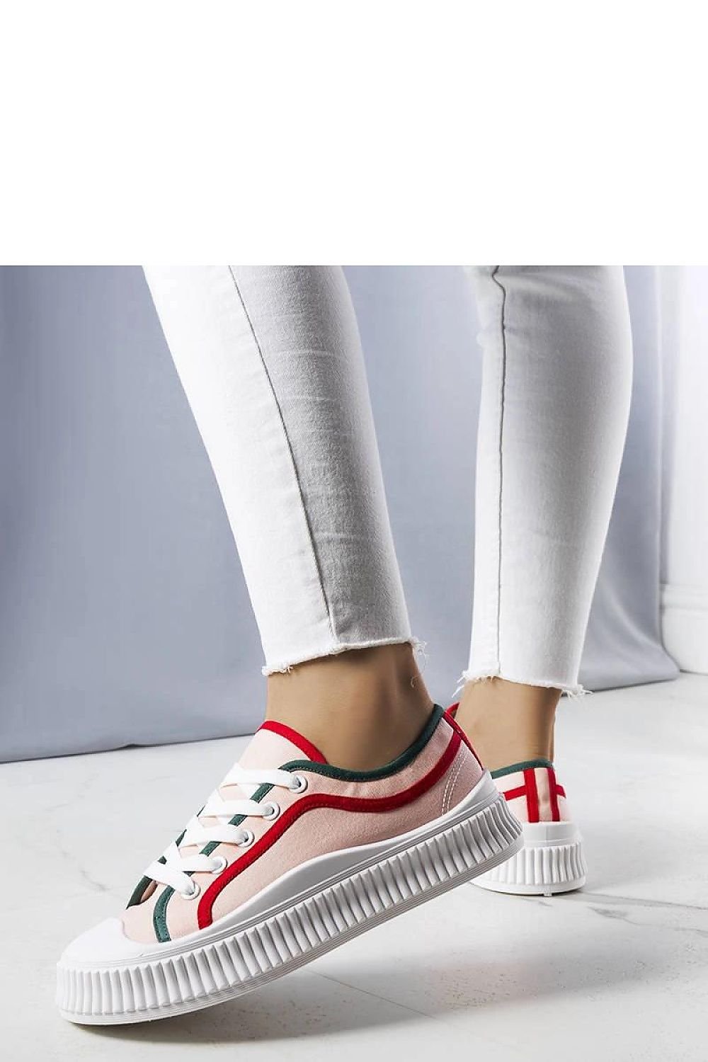 Johanna rose Sneakers - sommersko til dame til dame fra MS StyleHaven, laget av Viskose; polyester; Polyamid, farge Rosa, størrelse 38, med long ermer, perfekt til casual