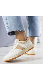 Marcella White & Pink dame sneakers – for sommeren til dame fra MS StyleHaven, laget av Viskose; polyester; Polyamid, farge Svart, størrelse 38, med long ermer, perfekt til casual