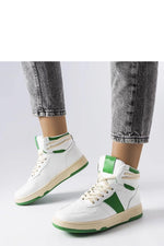 Robin Blå High-Top joggesko til dame til dame fra MS StyleHaven, laget av Viskose; polyester; Polyamid, farge Blå, størrelse 39, med long ermer, perfekt til casual