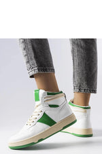 Robin Blå High-Top joggesko til dame til dame fra MS StyleHaven, laget av Viskose; polyester; Polyamid, farge Blå, størrelse 40, med long ermer, perfekt til casual
