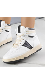 Robin Blå High-Top joggesko til dame til dame fra MS StyleHaven, laget av Viskose; polyester; Polyamid, farge Grønn, størrelse 37, med long ermer, perfekt til casual