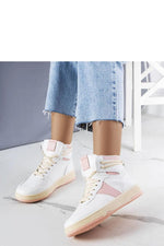 Robin Blå High-Top joggesko til dame til dame fra MS StyleHaven, laget av Viskose; polyester; Polyamid, farge Grønn, størrelse 41, med long ermer, perfekt til casual