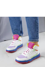 Lilla ankel dame joggesko til dame fra MS StyleHaven, laget av Viskose; polyester; Polyamid, farge Fiolett, størrelse 39, med long ermer, perfekt til casual