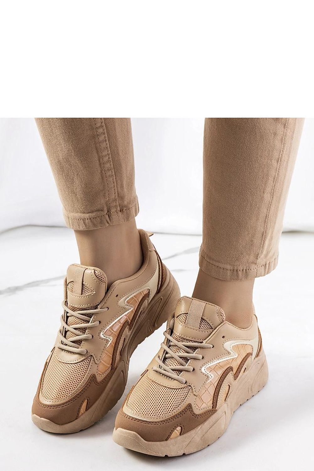 Brito brune joggesko til dame til dame fra MS StyleHaven, laget av Viskose; polyester; Polyamid, med detaljer i canvas; rubber, farge Brun, størrelse 36, med long ermer, hælhøyde high; mid; flat, skostørrelse 36; 37; 38; 39; 40; 41, perfekt til casual