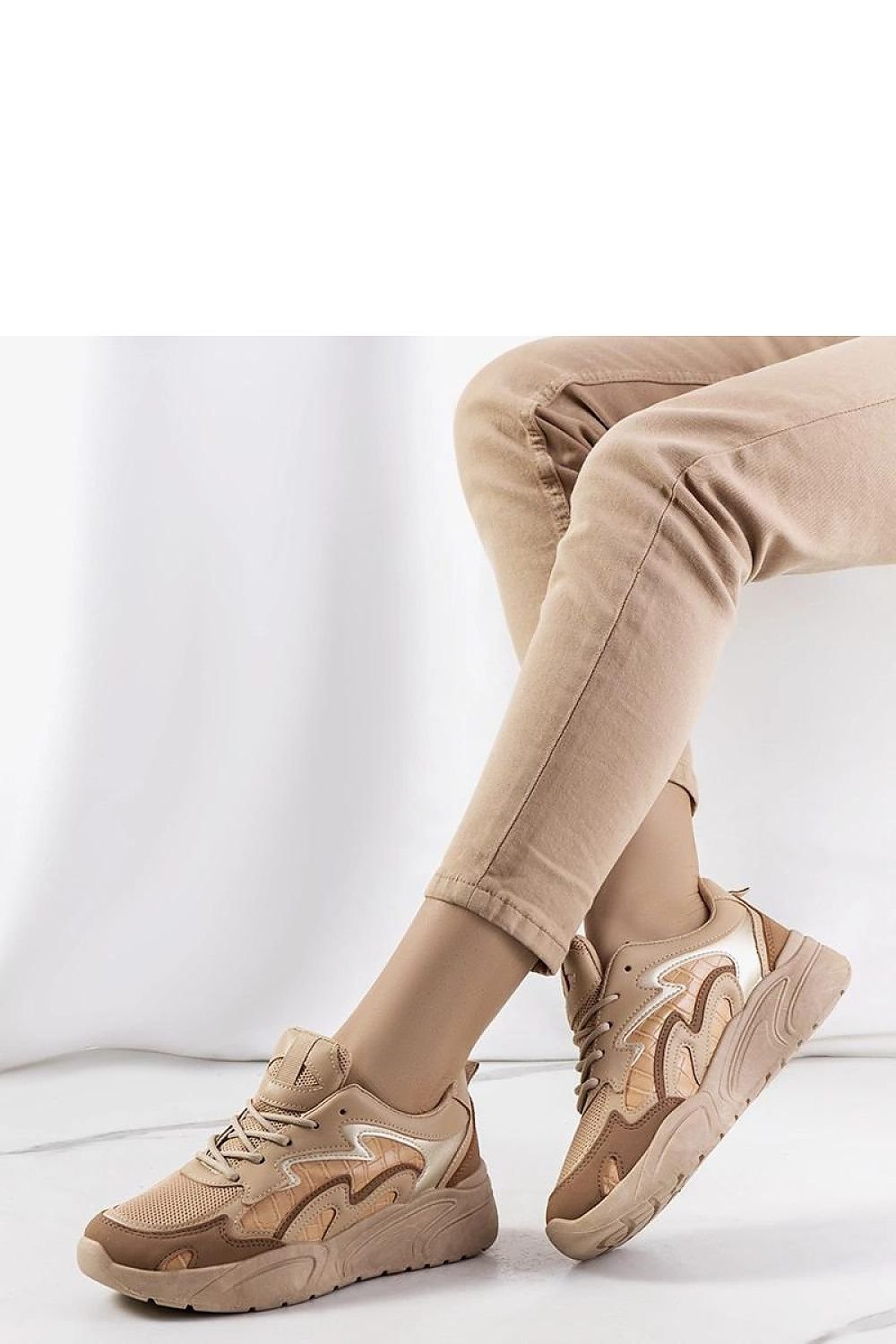 Brito brune joggesko til dame til dame fra MS StyleHaven, laget av Viskose; polyester; Polyamid, farge Brun, størrelse 37, med long ermer, perfekt til casual