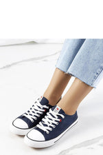 Kolind marineblå dame joggesko til dame fra MS StyleHaven, laget av Viskose; polyester; Polyamid, farge Marineblå, størrelse 37, med long ermer, perfekt til casual