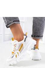 Bernier Sport – Hvite dame sneakers med høy såle til dame fra MS StyleHaven, laget av Viskose; polyester; Polyamid, farge Hvit, størrelse 39, med long ermer, perfekt til casual