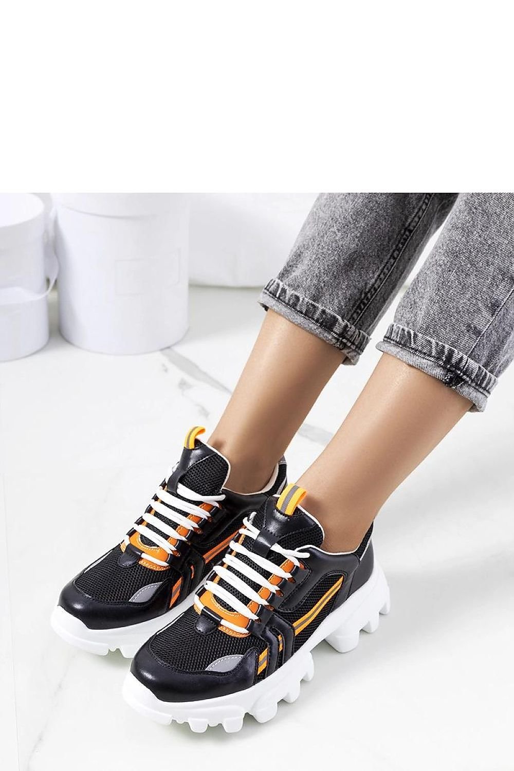 Bernier Sport – Hvite dame sneakers med høy såle til dame fra MS StyleHaven, laget av Viskose; polyester; Polyamid, farge Hvit, størrelse 40, med long ermer, perfekt til casual