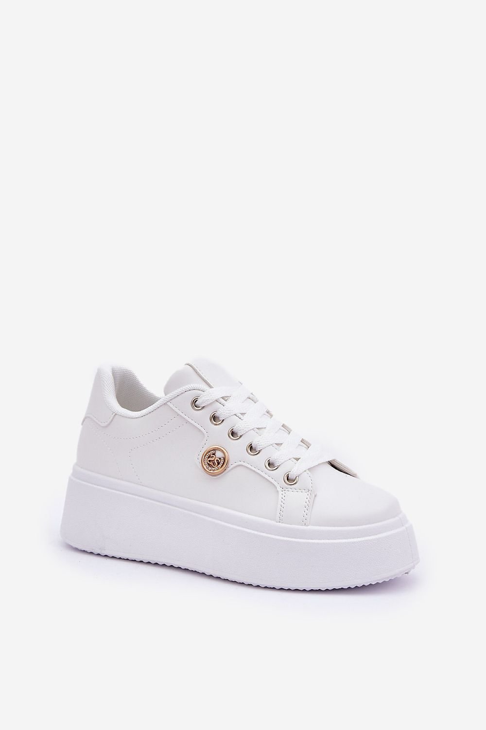 Ella Sneakers til dame til dame fra MS StyleHaven, laget av Viskose; polyester; Polyamid, farge Hvit, størrelse 37, med long ermer, perfekt til casual