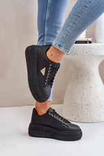 Luna joggesko til dame til dame fra MS StyleHaven, laget av Viskose; polyester; Polyamid, farge Svart, størrelse 41, med long ermer, perfekt til casual