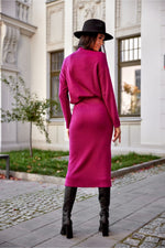 Lydia Turtleneck Bluse - Roco Fashion fra MS StyleHaven, størrelse 42, med long, bukselengde long, kjolelengde midi, kjolestil wrap; a-line