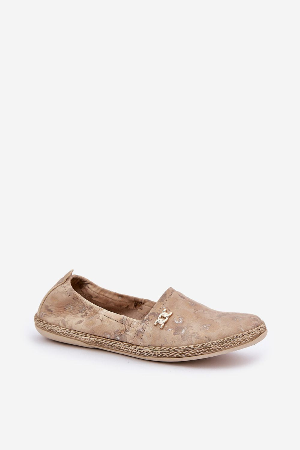 Espadrille - Step in style til dame fra MS StyleHaven, laget av Bomull; polyester, farge beige, størrelse 37, med 45720 ermer, perfekt til casual; dress
