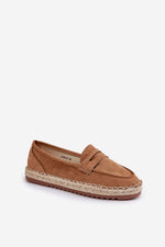 Espadriller i øko-semsket skinn til dame til dame fra MS StyleHaven, laget av Viskose; polyester; Polyamid, farge Grønn, størrelse 37, med long ermer, perfekt til dress; casual