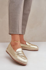 Espadriller i øko-semsket skinn til dame til dame fra MS StyleHaven, laget av Viskose; polyester; Polyamid, farge Grønn, størrelse 39, med long ermer, perfekt til dress; casual