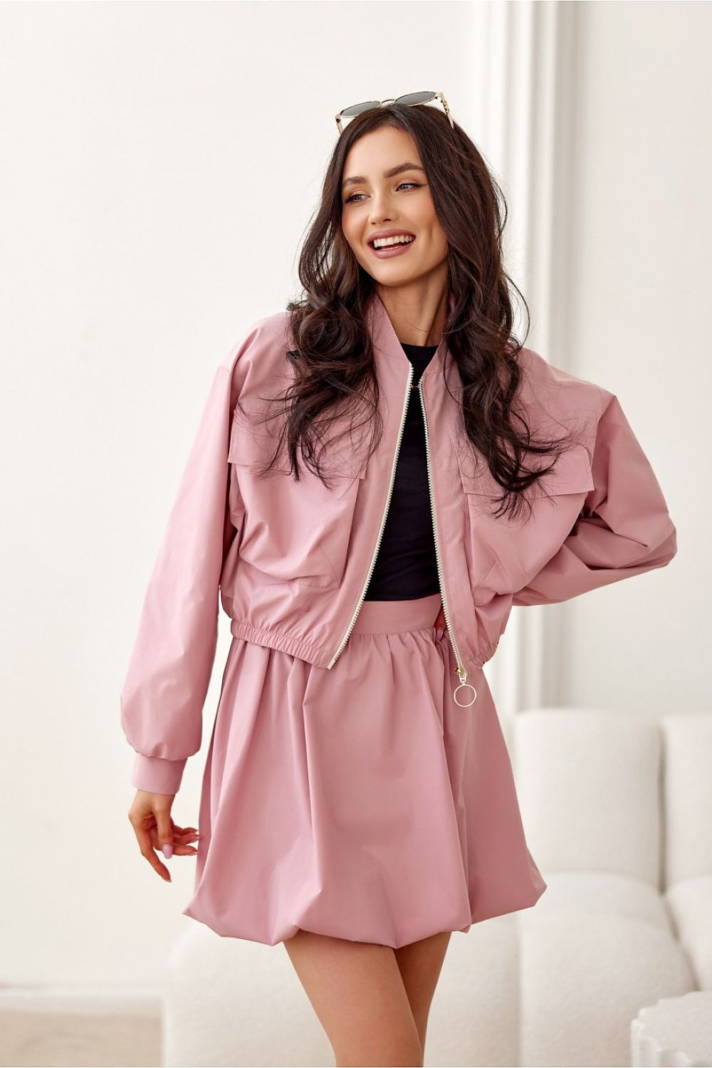 Jacket Roco Fashion fra MS StyleHaven, størrelse XS/S, med short, bukselengde long, kjolelengde midi, kjolestil wrap