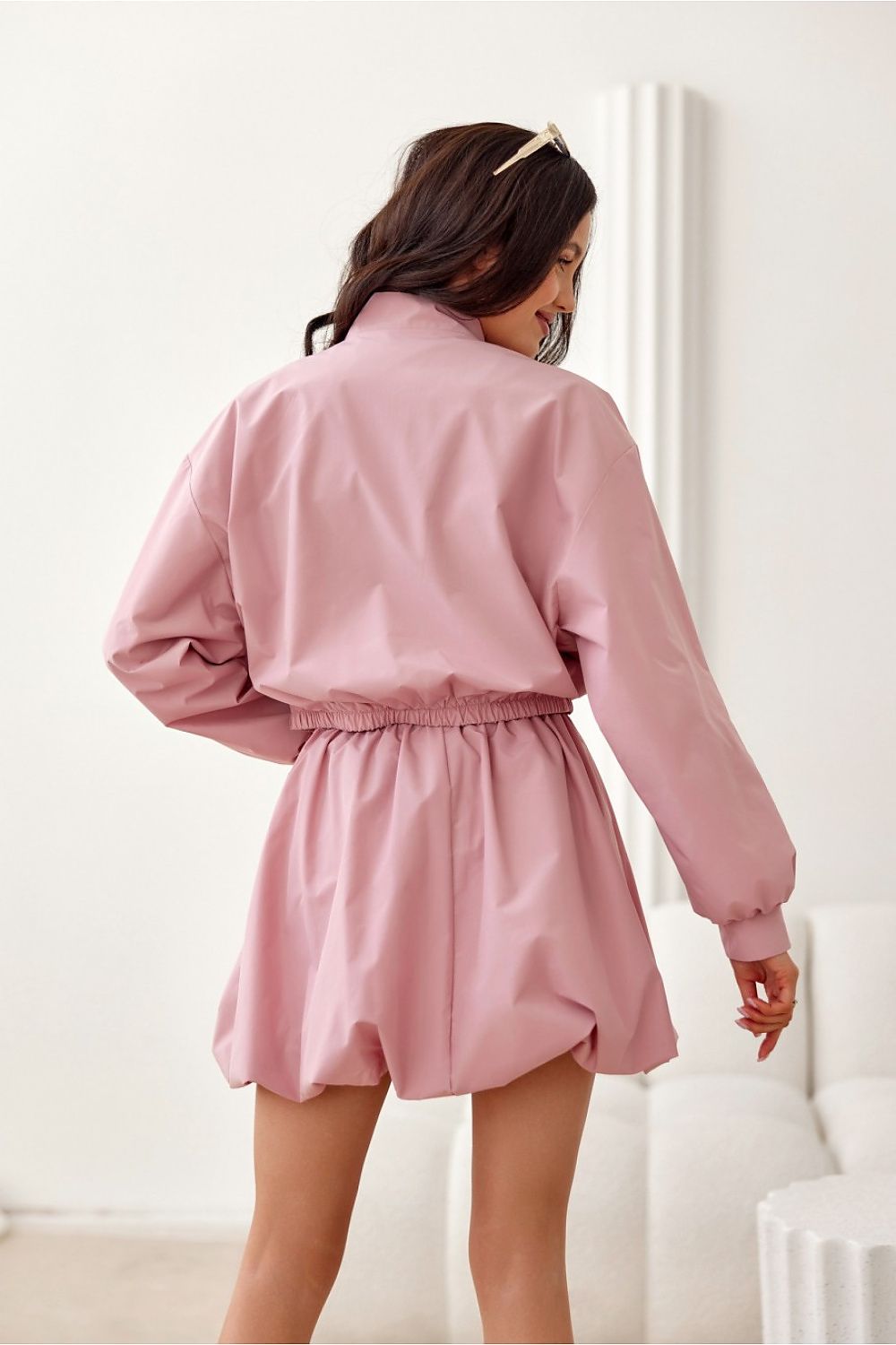Jacket Roco Fashion fra MS StyleHaven, størrelse XS/S, med short, bukselengde long, kjolelengde midi, kjolestil wrap