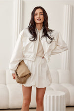 Jacket Roco Fashion fra MS StyleHaven, størrelse M/L, med short, bukselengde long, kjolelengde midi, kjolestil wrap