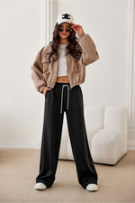 Jacket Roco Fashion fra MS StyleHaven, størrelse L/XL, med short, bukselengde long, kjolelengde midi, kjolestil wrap