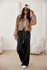 Jacket Roco Fashion fra MS StyleHaven, størrelse L/XL, med short, bukselengde long, kjolelengde midi, kjolestil wrap